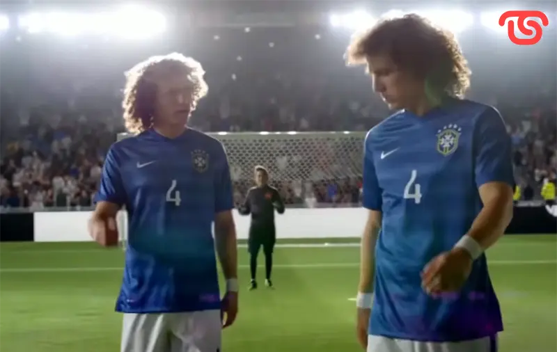 صحنه ای که 2 تا David Luiz توی کادر ظاهر میشن